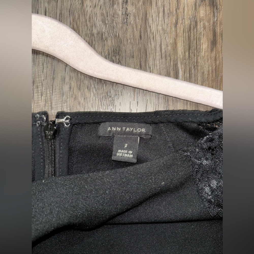 Ann Taylor dress, black, size 2, great condition, no tags